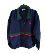 Vintage Timex Windbreaker Promo Blue Jacket USA Components Full Zip w/ P... - €39,11 EUR