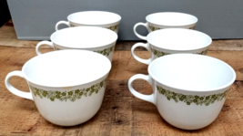 Lot of 6 - Vintage Correlle Crazy Daisy Spring Blossom Corelle Coffee Cups - £19.95 GBP