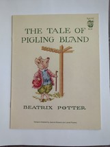 Beatrix Potter The Tale Of Pigling Bland Cross Stitch Book 1983 Green Apple Co - £20.25 GBP