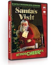 AtmosFX Santa&#39;s Visit Digital Decorations DVD for Christmas Holiday Projection D - £29.17 GBP
