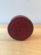 Vintage 40s Pecard Shoe Dressing tin packaging (mostly full) image 3