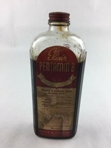 Vintage Pharmacy Elixir Pentamin Vitamin B Complex Medicine Bottle - £18.38 GBP