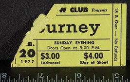 Vintage Journey Ticket Stub February 20 1977 Youngstown Tomorrow Club tob - £40.19 GBP