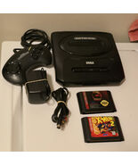 Original Sega Genesis Model 2 MK-1631 Console Mortal Kombat Works * READ - €59,46 EUR