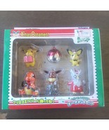 RARE TOMY Pokemon Figure Christmas Ornament Set of 6 1998 Charmander Mew... - $79.80