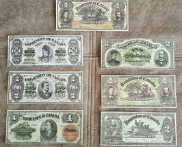 High quality COPIES with W/M Dominion of Canada 1878-1898 y. FREE SHIPPI... - £34.07 GBP