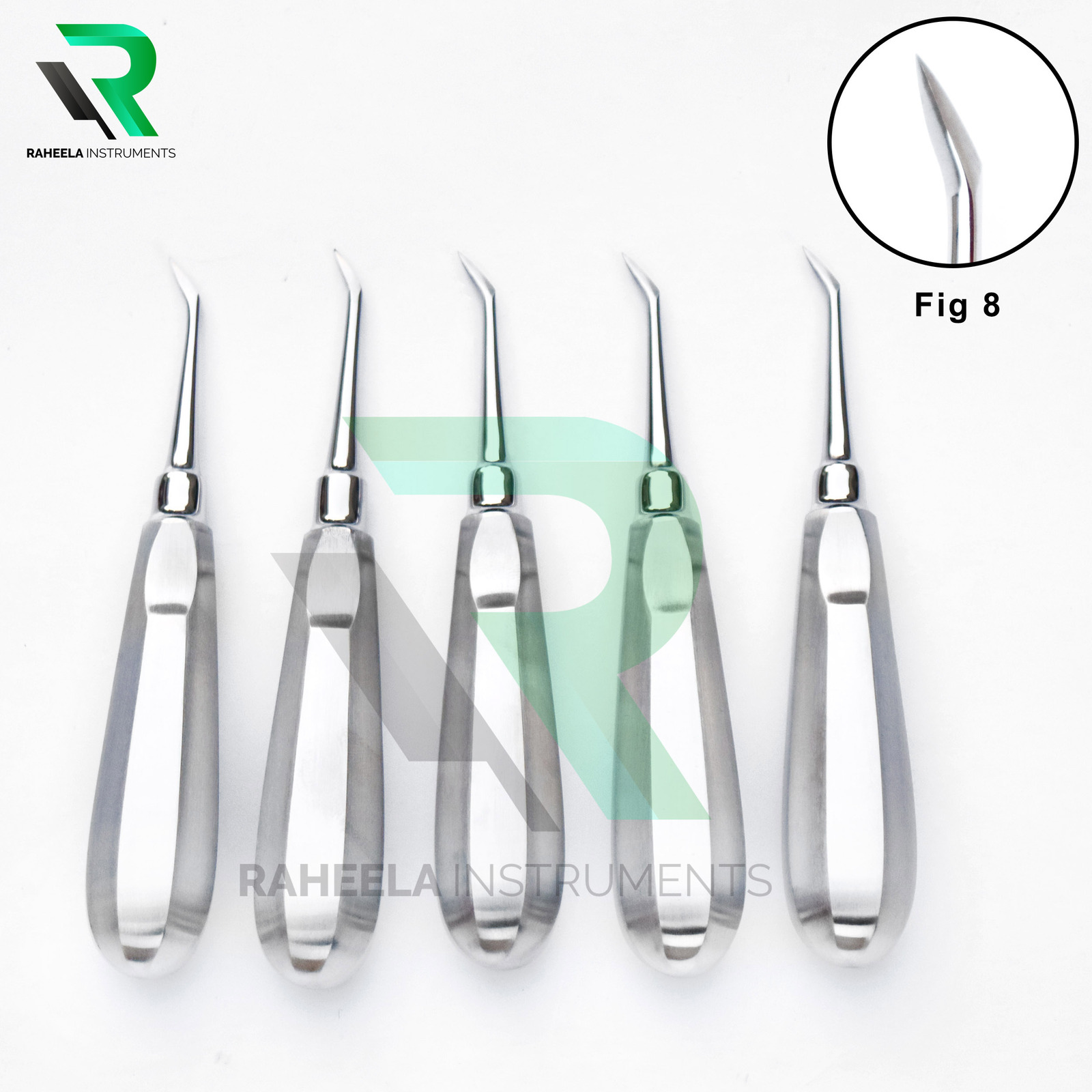 Crane Pick Root Elevator Fig 8 Dental Instruments set of 5 Pcs - $25.00