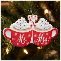 Christmas Shoppe Mr and Mrs Hot Cocoa Christmas Ornament - $15.83