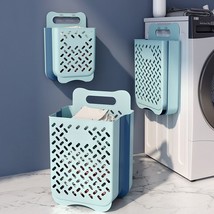 Laundry Basket Washing Bin Clothes Storage Collapsible Hamper Foldable Folding - £10.89 GBP+