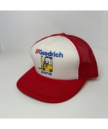 BF Goodrich D/6719 Trucker Hat Forklift Red Mesh Cap Vintage - $441.67 MXN