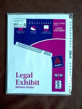 New Avery Legal Exhibit Side Dividers 26-50 Tabs #11372 LGLTS2650 - $7.28