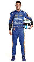 Daniel McLaren Blue Go Kart Racing Suit CIK/FIA Level 2 Customize F1 Race Suit - £96.22 GBP