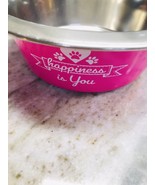 ShipN24Hours. New-Stainless Steel Pink Pet Bowl. Holds 26.37 Fl. oz/780 ml. - $293.03 MXN