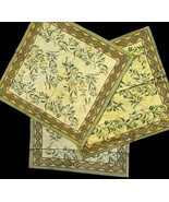 Couleur Nature Napkins Olive Tree 19&quot;x19&quot; Cotton Set of 3 Handmade India... - $396.54 MXN