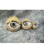 Set of 3 Eyeball Orbs Creepy Eye Balls Halloween Prop Doctor Haunted Hou... - $433.37 MXN