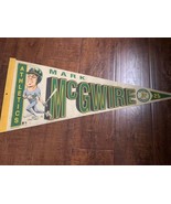 Vintage MLB Athletics Mark McGwire #25  Oakland A’s Pennant Flag 1989 Sa... - $17.81