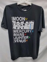 Women's Large Sailor Moon Mercury  Mars, Jupiter & Venus Black T-Shirt Anime  image 2