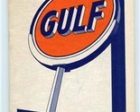 Gulf Oil Company Tourgide Map Northeastern and North Central United Stat... - $13.86