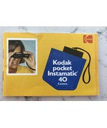 Kodak Pocket Instamatic 40 Camera INSTRUCTION MANUAL ONLY - £7.38 GBP