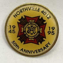 Northville Michigan VFW Veterans Of Foreign Wars Patriotic Enamel Lapel ... - $7.95