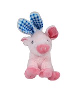 DAN DEE Smiling Pink Pig Plush with Bunny Ears Stuffed Animal Collector&#39;... - £15.24 GBP