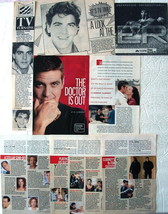 GEORGE CLOONEY ~ 12 Color and B&amp;W Clippings, Articles, Pin-Up from 1985-2000 - £6.00 GBP