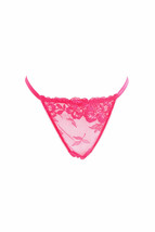 L&#39;agent By Agent Provocateur Womens Thongs Bright Semi Mesh Pink Size S - £15.54 GBP