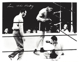 Joe Louis Ko's Jack Sharkey 8X10 Photo Boxing Picture - $4.94