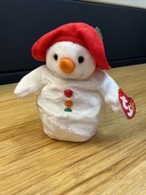 Ty Beanie Babies Chillin the Snowman Plush 2003 Christmas Holiday KG JD - $14.85
