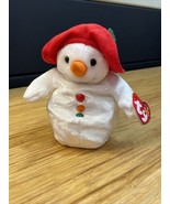 Ty Beanie Babies Chillin the Snowman Plush 2003 Christmas Holiday KG JD - $275.80 MXN