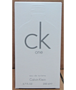 New in Box Calvin Klein CK One Eau De Toilette Spray 6.7 fl oz 200 ml Un... - $29.69