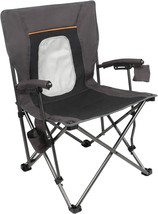 Outdoor Quad-Folding Camping Chair From Portal In Black With A Cup Holde... - £53.54 GBP