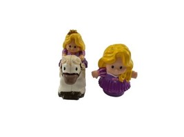 Fisher Price Little People Castle Disney Princess Rapunzel Klip Klop Figure Lot - £7.58 GBP