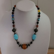 Chunky Beaded Necklace - $91.29 MXN