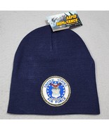 Rapid Dominance United States Air Force Military Blue Beanie Skull Ski C... - $25.22 CAD