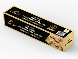 Luxliv® 164Ft Unbleached Brown Parchment Paper Roll for Baking, Sourdoug... - £16.75 GBP