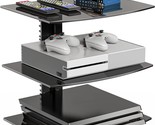 Wali Floating Entertainment Center Shelves, Holds Up To 17.6Lbs, Tv, Black. - $51.95