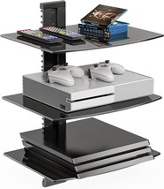 Wali Floating Entertainment Center Shelves, Holds Up To 17.6Lbs, Tv, Black. - $51.95