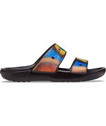 Crocs Unisex-Adult Classic Tie Dye Two-Strap Sandals, Lavender/Multi, 11... - $737.44 MXN