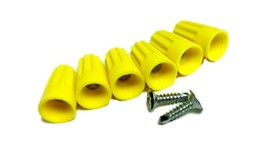 Federated 80249 Twist Connectors with Spring Yellow (6) Pieces 80249-3 - £10.99 GBP
