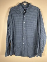 Ralph Lauren Button Up Shirt Mens 2XL Green Plaid Classic Fit Casual Adu... - $15.93