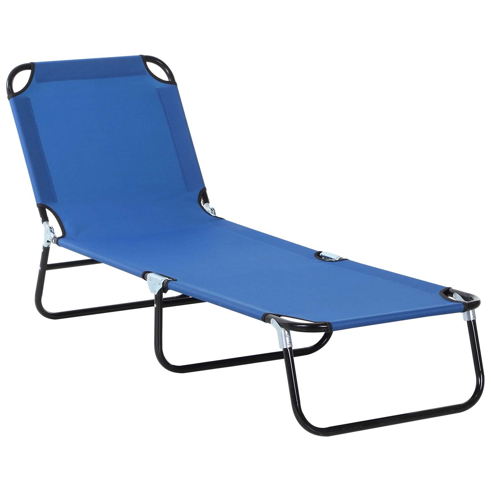 Folding Chaise Lounge: 5-Position Reclining Patio Chair - $98.99