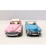 1950 Pink Buick Roadmaster Convertible &amp; 1949 Cadillac Cabriolet Diecast... - £25.95 GBP