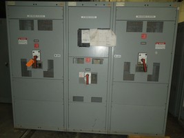 GE AV-Line Switchboard 2500A 3ph 480/277V Power Break Main-Tie-Main Line... - £51,972.05 GBP