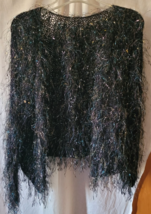 Women's Cardigan Sweater No Tags Long Sleeve Fluffy No Buttons Cute Sassy - $14.99