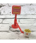 Burger King Sign Rotating French Fries Suction Cup Drive Through Toy - £7.78 GBP