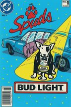 Spuds Spud Mackenzie Bud Budweiser Beer Poster Print on Metal Sign 12x8i... - €21,35 EUR