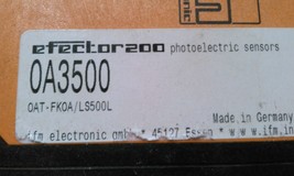 EFECTOR200  0A3500 PHOTOELECTRIC SENSOR - $49.95