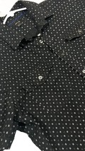 Apt 9, Men&#39;s Slim Black Checkered Short Sleeve Button-Down Shirt. Size M... - £11.42 GBP