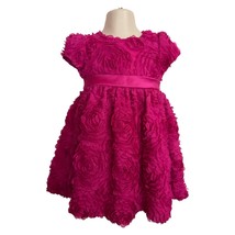 Pippa &amp; Julie Rose Petal Mauve Dress Size 24 Months - $463.35 MXN